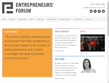 Tablet Screenshot of entrepreneursforum.net